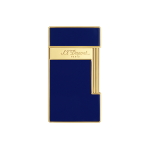 S.T. Dupont Briquet Slimmy Laque Bleue et Or