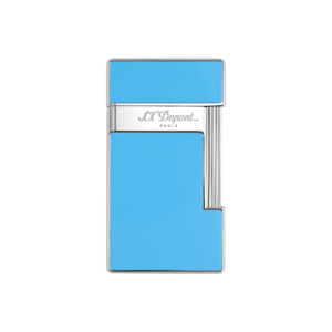Briquet Slimmy Laque Bleue Ciel Et Chrome