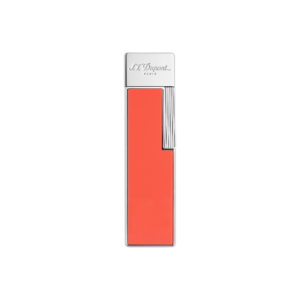 S.T. Dupont Briquet Twiggy Laque Corail Et Chrome