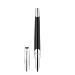 Stylo Plume Argente Et Noir
