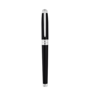 Stylo Roller Line D Eternity Large Noir Et Palladium