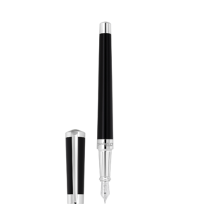 Stylo Plume Liberte Noir Et Palladium