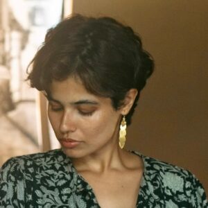 Ekadori - Cascade Leaf Earrings