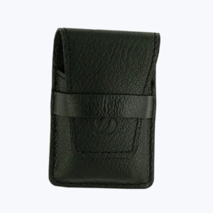 S.T. Dupont Étui Cuir Noir pour Briquet Ligne D / L8 / MiniJet / MaxiJet