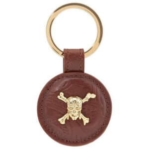 S.T. Dupont Porte-Clés Pirates des Caraïbes Ligne D Cuir Or Jaune