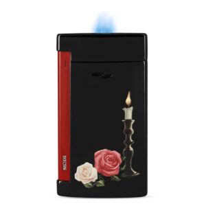 S.T. Dupont Briquet Slim 7 Memento Mori Bougeoir et Roses